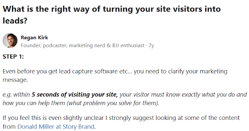 turn visitor to leads
